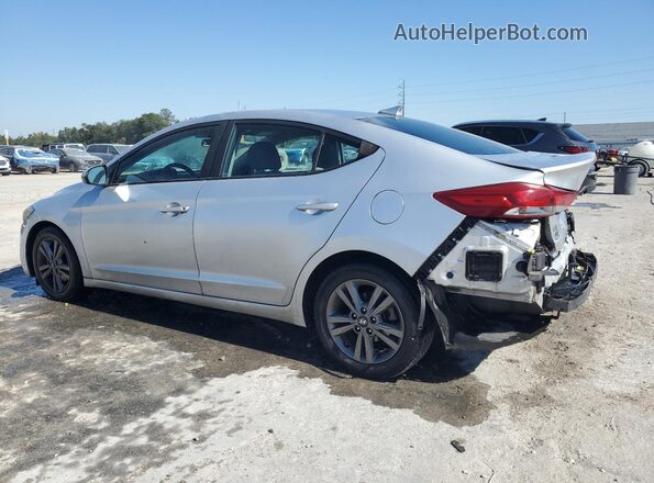 5NPD84LF1JH235206 2018 HYUNDAI ELANTRA Серебряный Задняя левая четверть