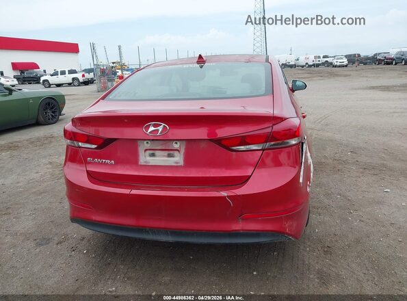 5NPD84LF1JH253656 2018 HYUNDAI ELANTRA Красный 