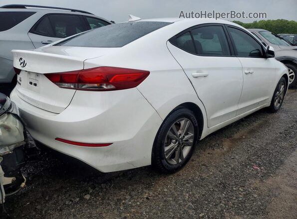 5NPD84LF1JH282395 2018 HYUNDAI ELANTRA Белый Задняя правая четверть