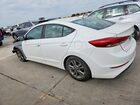 2018 Hyundai Elantra Sel White vin: 5NPD84LF1JH326671