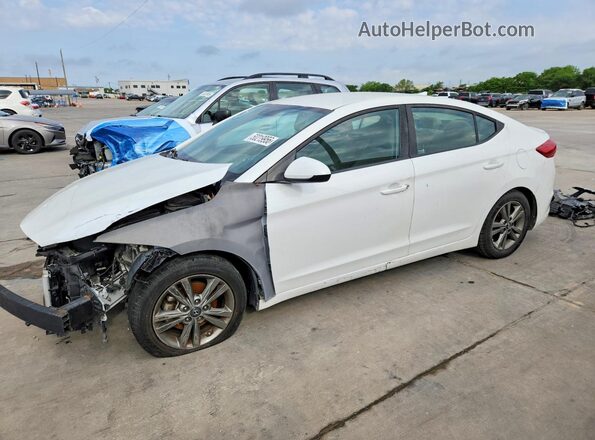 5NPD84LF1JH326671 2018 HYUNDAI ELANTRA White Передня ліва чверть