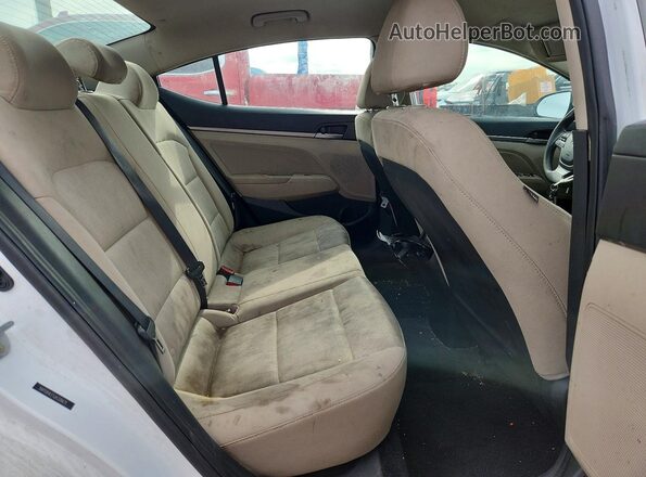 5NPD84LF1JH326671 2018 HYUNDAI ELANTRA White Вид задніх сидінь