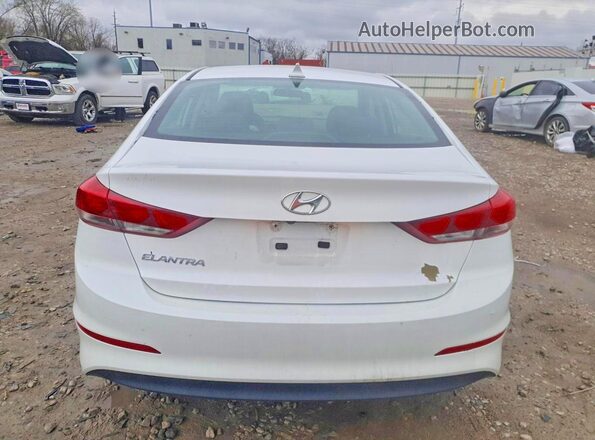 5NPD84LF1JH345706 2018 HYUNDAI ELANTRA Белый Вид сзади