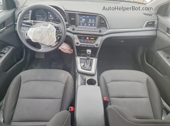 5NPD84LF1JH345706 2018 HYUNDAI ELANTRA Белый Вид панели приборов