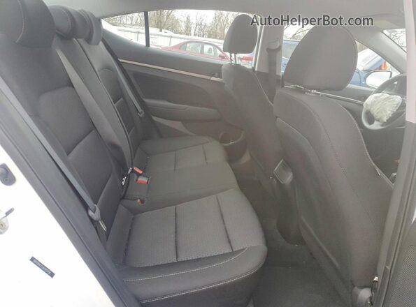5NPD84LF1JH345706 2018 HYUNDAI ELANTRA Белый Вид задних сидений