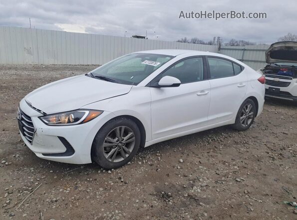 5NPD84LF1JH345706 2018 HYUNDAI ELANTRA Белый Передняя левая четверть