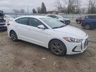 2018 Hyundai Elantra Sel Белый vin: 5NPD84LF1JH345706