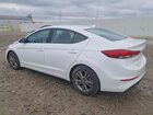 2018 Hyundai Elantra Sel Белый vin: 5NPD84LF1JH345706