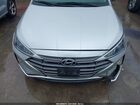 2019 Hyundai Elantra Sel Silver vin: 5NPD84LF1KH411253