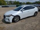 2019 Hyundai Elantra Sel White vin: 5NPD84LF1KH421068