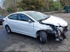2019 Hyundai Elantra Sel White vin: 5NPD84LF1KH473235