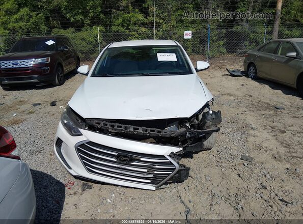 5NPD84LF2HH199326 2017 HYUNDAI ELANTRA White Vista interior trasera