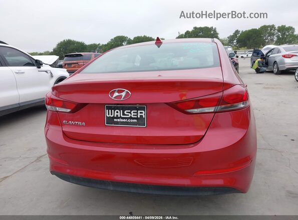 5NPD84LF2JH214168 2018 HYUNDAI ELANTRA Красный 