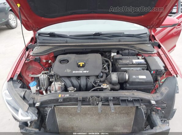 5NPD84LF2JH214168 2018 HYUNDAI ELANTRA Красный Вид сзади