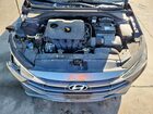 2019 Hyundai Elantra Sel Gray vin: 5NPD84LF2KH415926