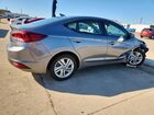 2019 Hyundai Elantra Sel Gray vin: 5NPD84LF2KH415926