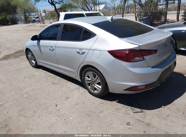 5NPD84LF2KH435853 2019 HYUNDAI ELANTRA Серебряный Задняя левая четверть