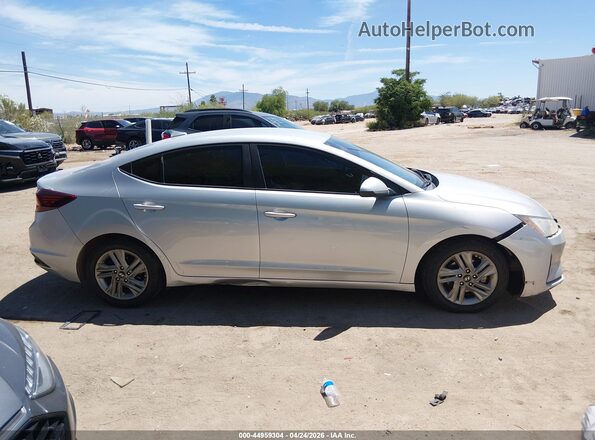 5NPD84LF2KH435853 2019 HYUNDAI ELANTRA Серебряный Вид щитка приборов