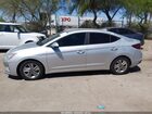 2019 Hyundai Elantra Sel Серебряный vin: 5NPD84LF2KH435853