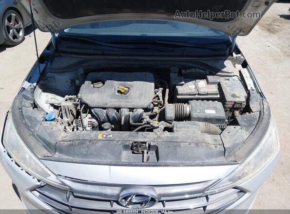 5NPD84LF2KH435853 2019 HYUNDAI ELANTRA Серебряный Вид сзади