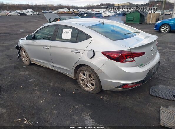 5NPD84LF2KH475866 2019 HYUNDAI ELANTRA Gray Trasero izquierdo