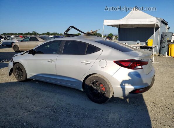 5NPD84LF2KH493705 2019 HYUNDAI ELANTRA Silver უკანა მარცხენა