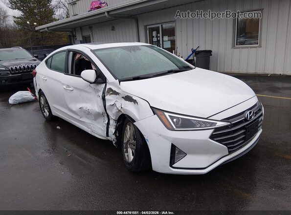 5NPD84LF2LH561695 2020 HYUNDAI ELANTRA Белый Передняя правая четверть