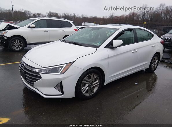 5NPD84LF2LH561695 2020 HYUNDAI ELANTRA Белый Передняя левая четверть