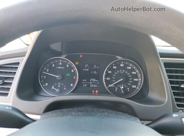 5NPD84LF3HH158235 2017 HYUNDAI ELANTRA Серебряный Вид щитка приборов