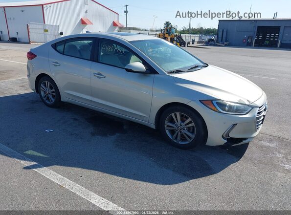 5NPD84LF3HH158932 2017 HYUNDAI ELANTRA Beige Delantero derecho