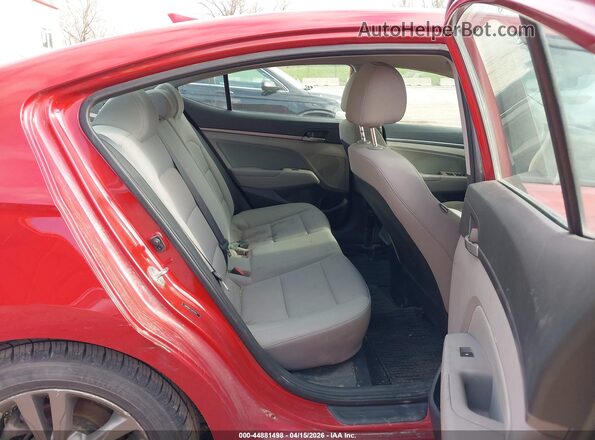 5NPD84LF3JH217614 2018 HYUNDAI ELANTRA Красный Вид наклейки с VIN-кодом