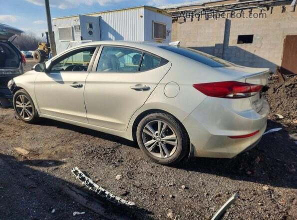 5NPD84LF3JH271284 2018 HYUNDAI ELANTRA Cream Tył lewy