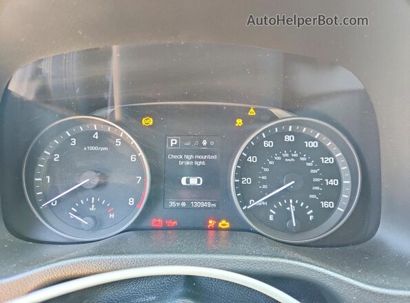 5NPD84LF3JH303473 2018 HYUNDAI ELANTRA Черный Вид щитка приборов