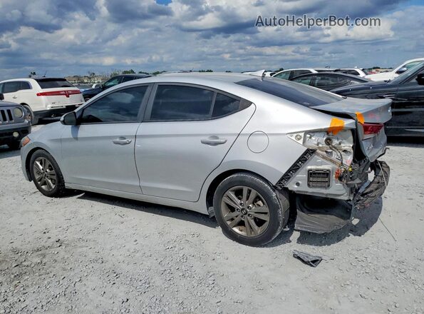 5NPD84LF3JH382157 2018 HYUNDAI ELANTRA Серебряный Задняя левая четверть