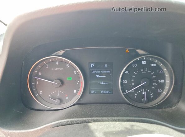5NPD84LF3JH382157 2018 HYUNDAI ELANTRA Серебряный Вид щитка приборов