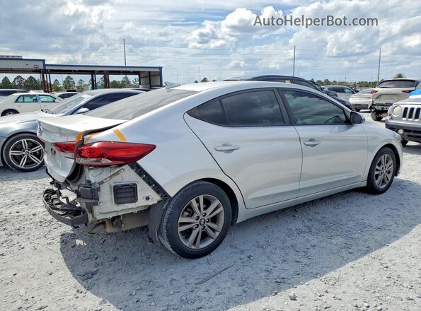 5NPD84LF3JH382157 2018 HYUNDAI ELANTRA Серебряный Задняя правая четверть