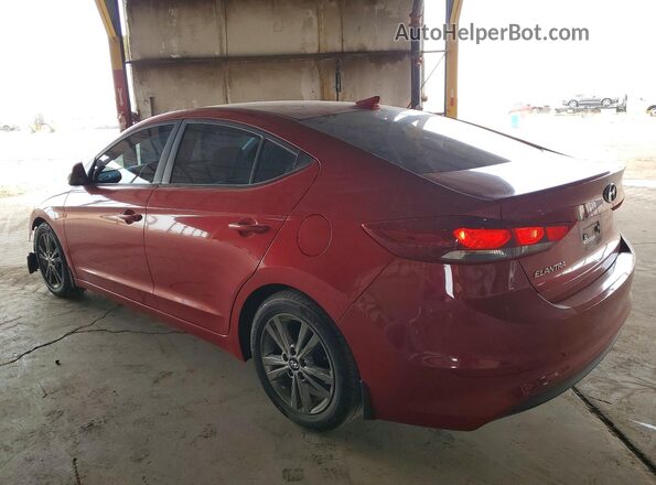 5NPD84LF4HH044633 2017 HYUNDAI ELANTRA Красный Задняя левая четверть