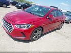 2017 Hyundai Elantra Se Красный vin: 5NPD84LF4HH129309