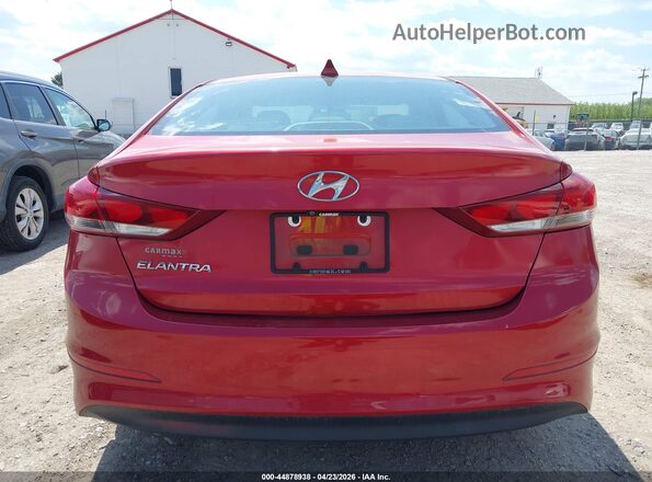 5NPD84LF4HH129309 2017 HYUNDAI ELANTRA Красный 