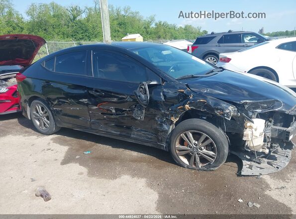 5NPD84LF4JH234891 2018 HYUNDAI ELANTRA Black Панорамний вид салону 360°