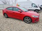 2018 Hyundai Elantra Sel Красный vin: 5NPD84LF4JH241601