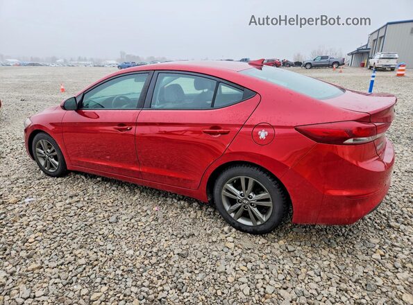 5NPD84LF4JH241601 2018 HYUNDAI ELANTRA Красный Задняя левая четверть