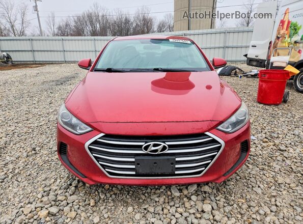 5NPD84LF4JH241601 2018 HYUNDAI ELANTRA Красный Вид спереди