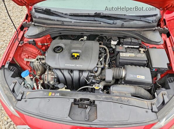 5NPD84LF4JH241601 2018 HYUNDAI ELANTRA Красный Вид задней части салона