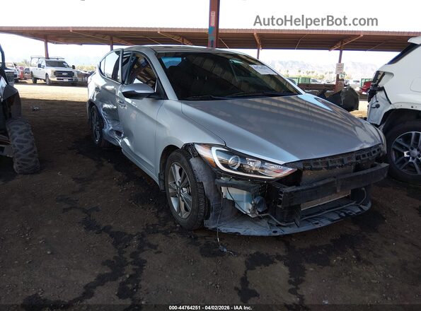 5NPD84LF4JH321836 2018 HYUNDAI ELANTRA Silver წინა მარჯვენა