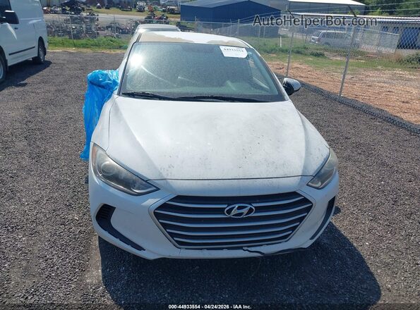 5NPD84LF4JH362094 2018 HYUNDAI ELANTRA White Widok deski rozdzielczej