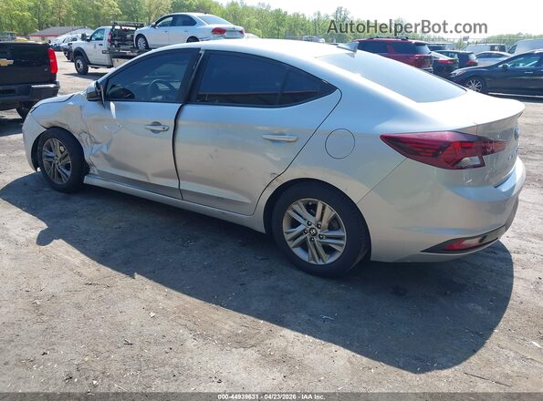 5NPD84LF4KH398207 2019 HYUNDAI ELANTRA Серебряный Задняя левая четверть