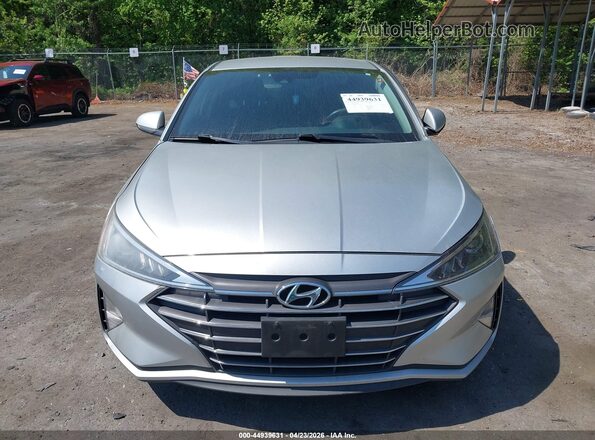5NPD84LF4KH398207 2019 HYUNDAI ELANTRA Серебряный Вид щитка приборов