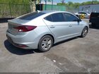 2019 Hyundai Elantra Sel Серебряный vin: 5NPD84LF4KH398207