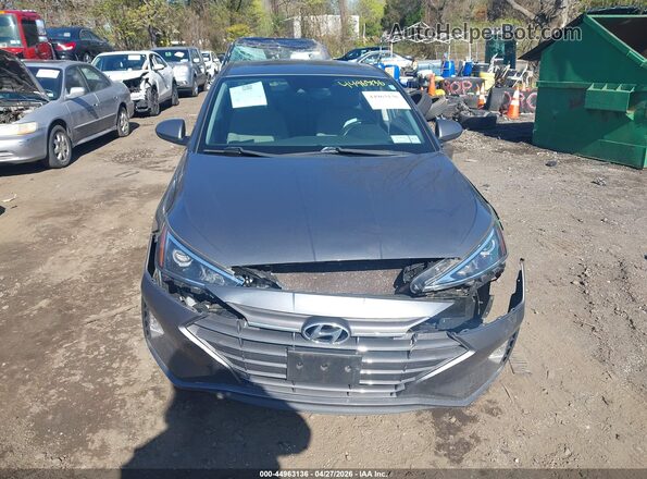 5NPD84LF4KH400117 2019 HYUNDAI ELANTRA Gray Widok zestawu wskaźników